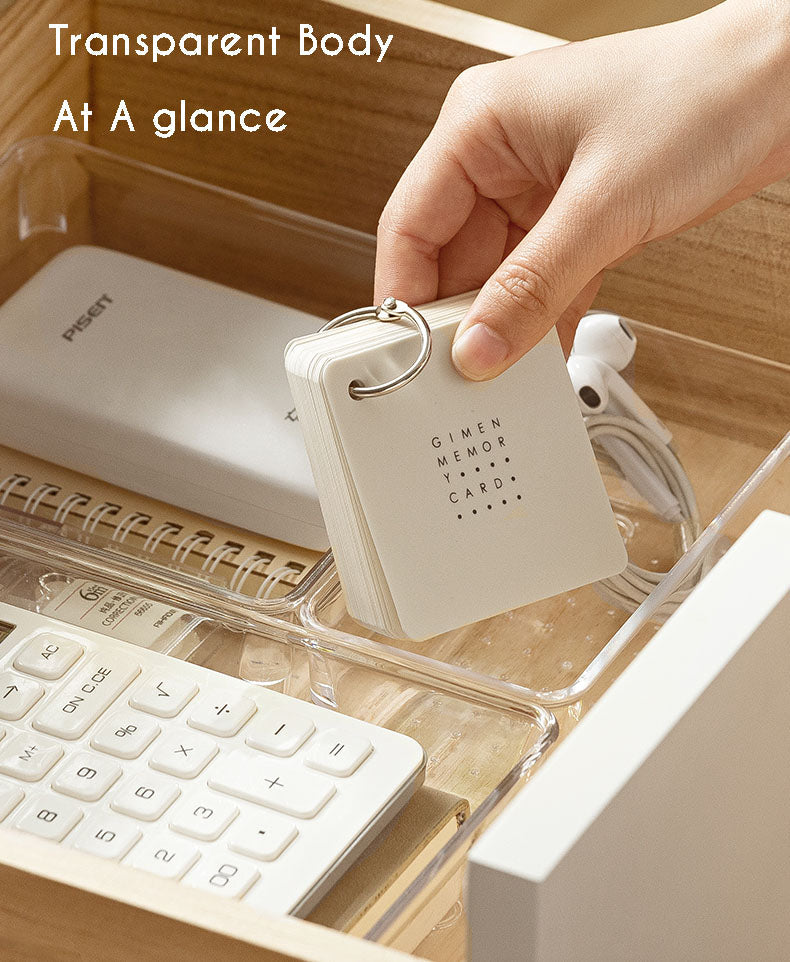 Transparent Drawer Sorting Compartment - Desk