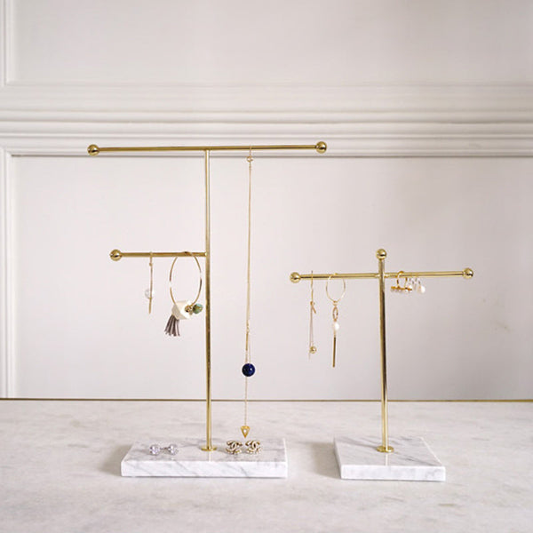 Golden Marble Jewelry Display Stand - Starhauz.com